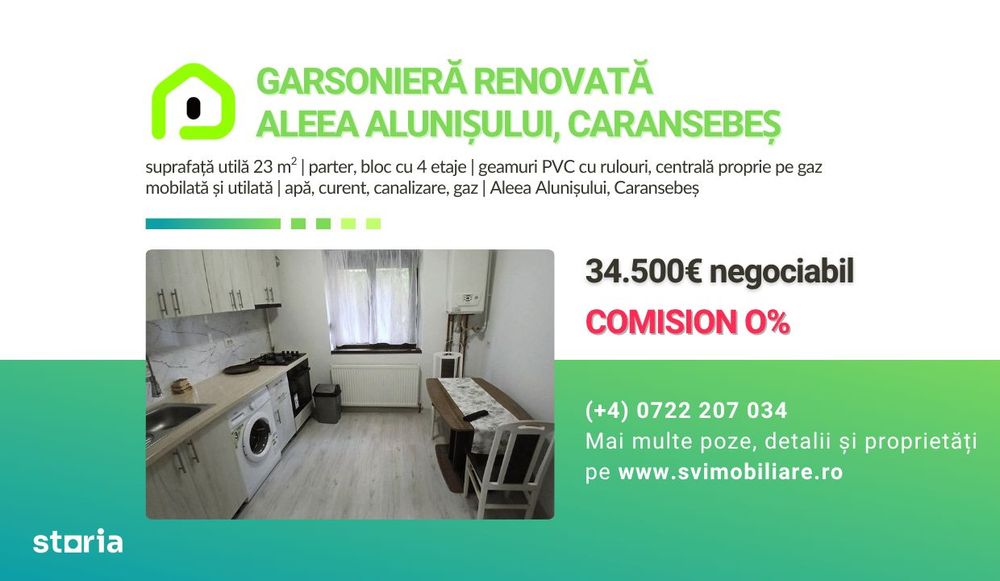 Comision 0 - Garsoniera renovata, Aleea Alunisului — fotografia 1