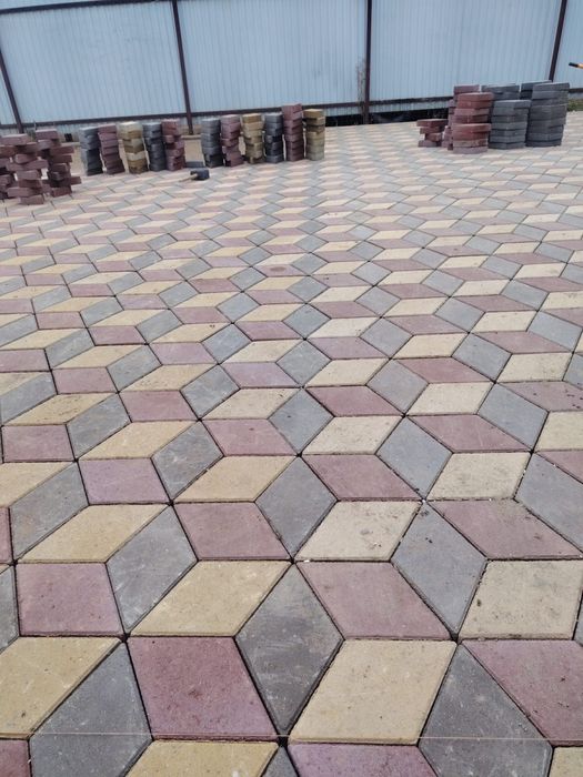 Укладка брусчатки