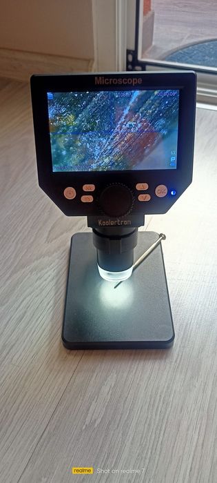 Koolertron 4,3-инчов LCD цифров USB микроскоп, 8MP 1-1000X