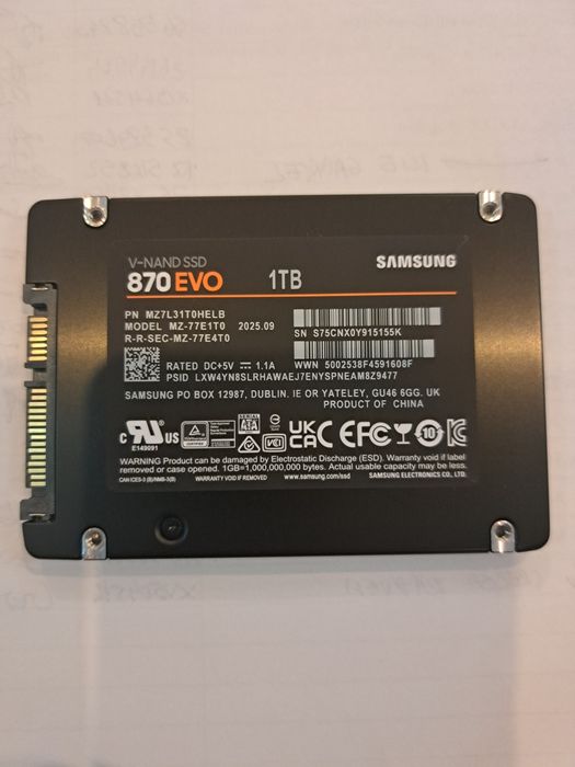 Vand SSD Samsung 1T