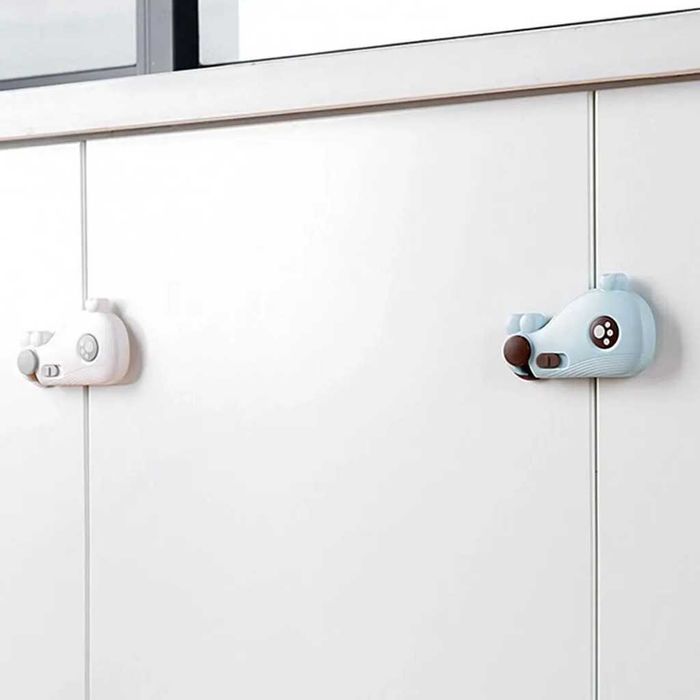 Многофункционален заключващ предпазител за шкафове