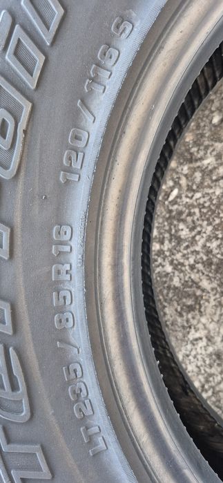 4 anvelope M+S All-Terrain  BF Goodrich 235/85/16.Pretul este pe buc.