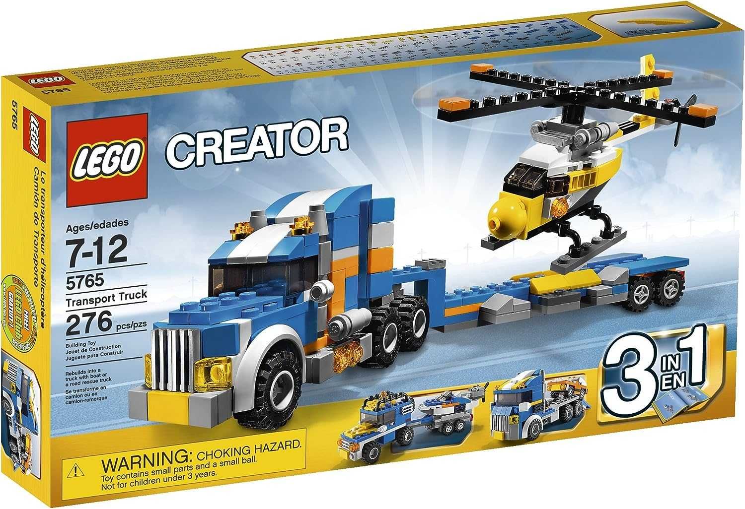 Lego sales truck transporter