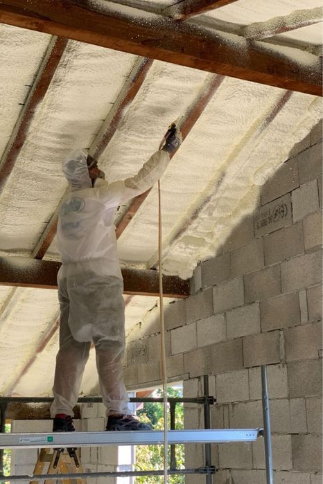 Pena poliuretan (PPU) sepish gidroizolyatsiya va teploizolyatsiya