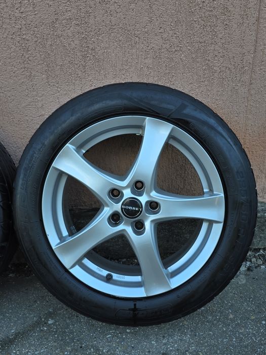 Vând set anvelope cu jante Tigar 225/50 R17
