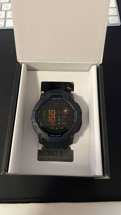 [NOU] Garmin Instinct 3 - 50 mm Amoled (editie limitata - blue)