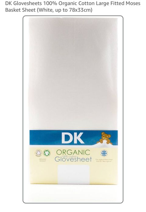 Чисто ново чаршафче за матраче на количка от органичен памук