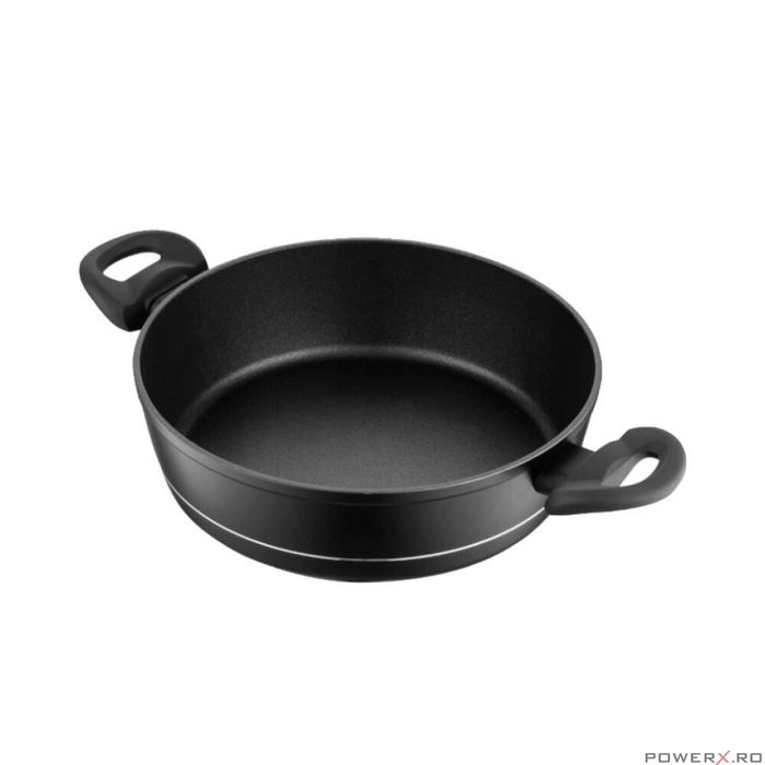 Oala joasa din aluminiu forjat, cu capac, 20cm, 1.3L, invelis