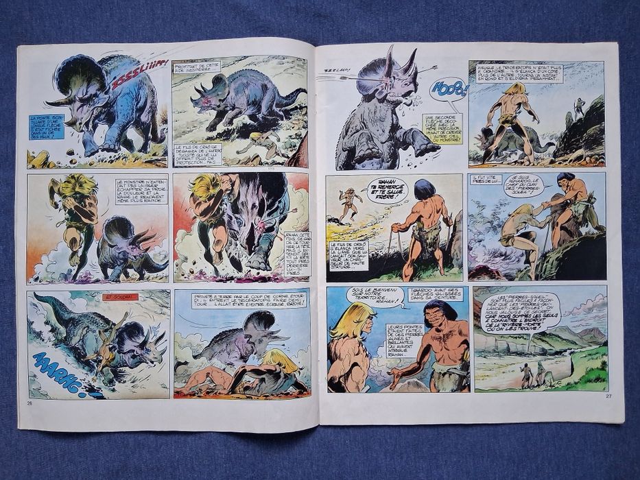 Старо Френско Списание Pif Gadjet 477 Брой Rahan /  1978 год.