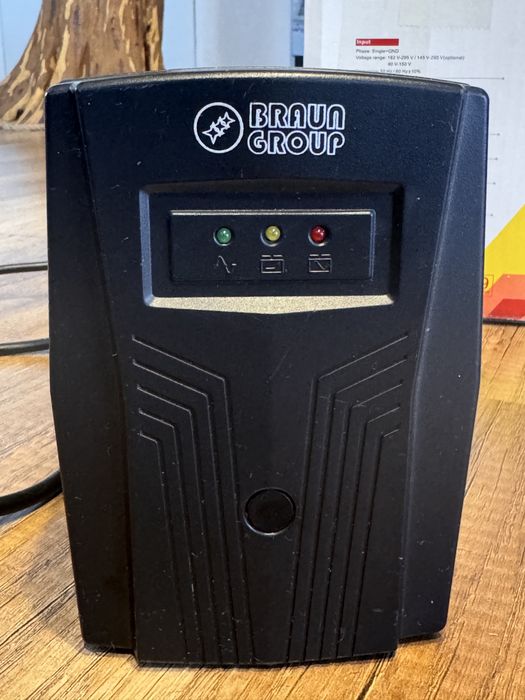 UPS Braun Group 650VA / 390W  backup de curent ,sursa neintreruptibila