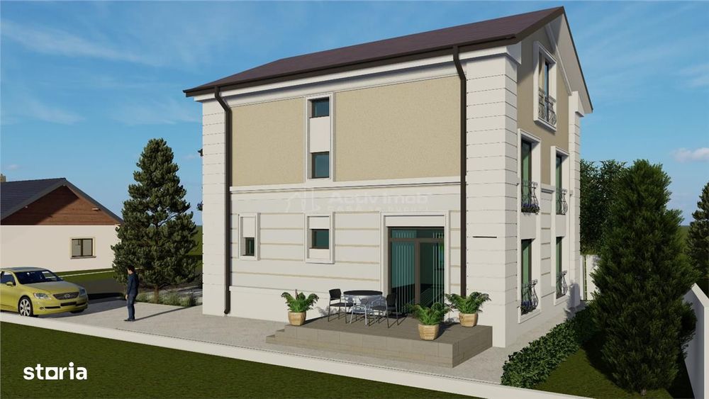 Casa Individuala - Primaria Tunari - 7 camere -4 bai - 280mp - 300mp t