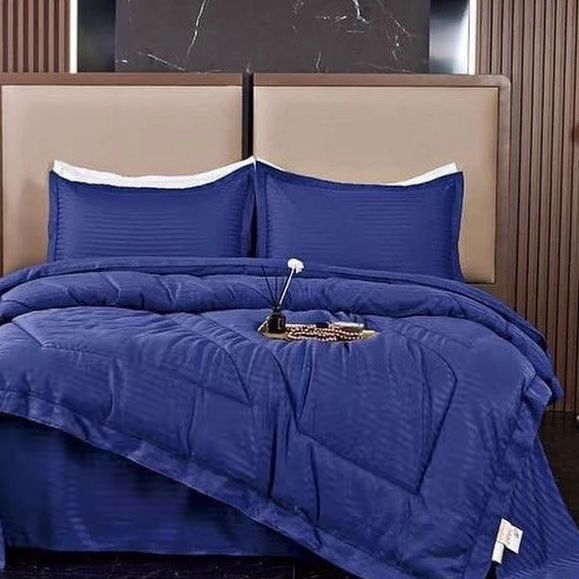 Набор страйп сатин с одеялом