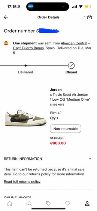 Travis Scott x Air Jordan 1 Low OG Medium Olive / Reverse Olive