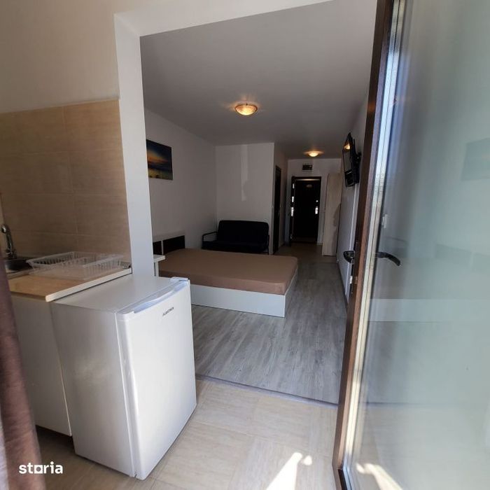 Studio modern cu terasa I Parcare I 250m de plaja – Comision 0%