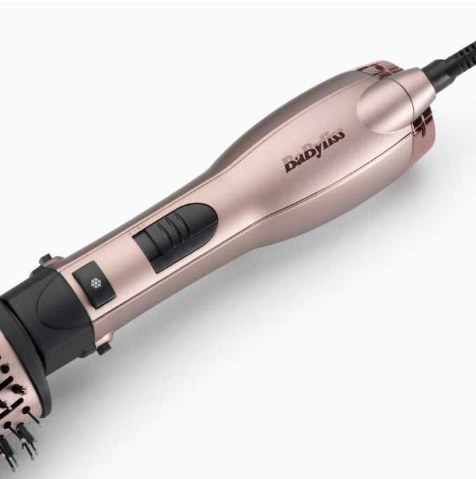 Perie cu aer cald BaByliss AS90PE Espresso Glaze Ionic, 1000W