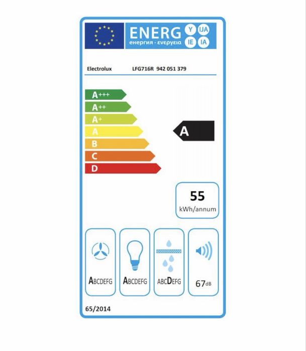 Hota incorporabila electrolux 700mc/ ora - noua cu garantie