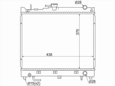 Радиатор  Suzuki Jimny