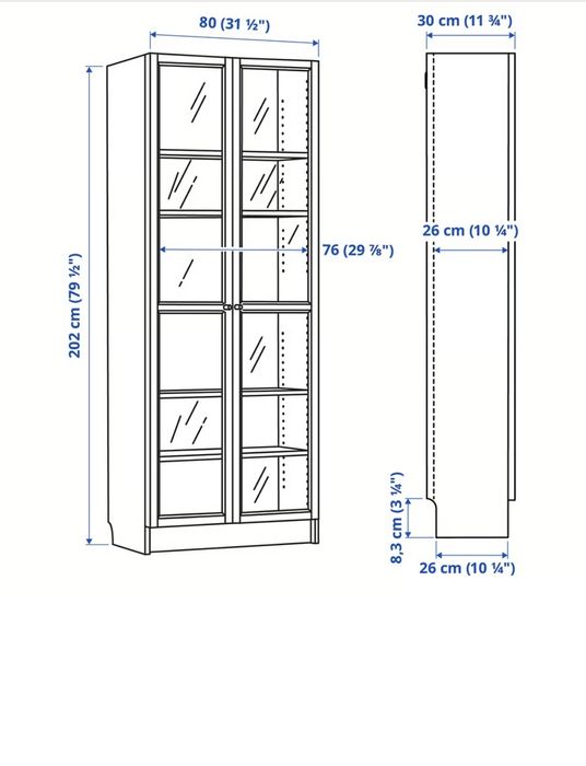 Biblioteci Ikea Billy/Oxberg