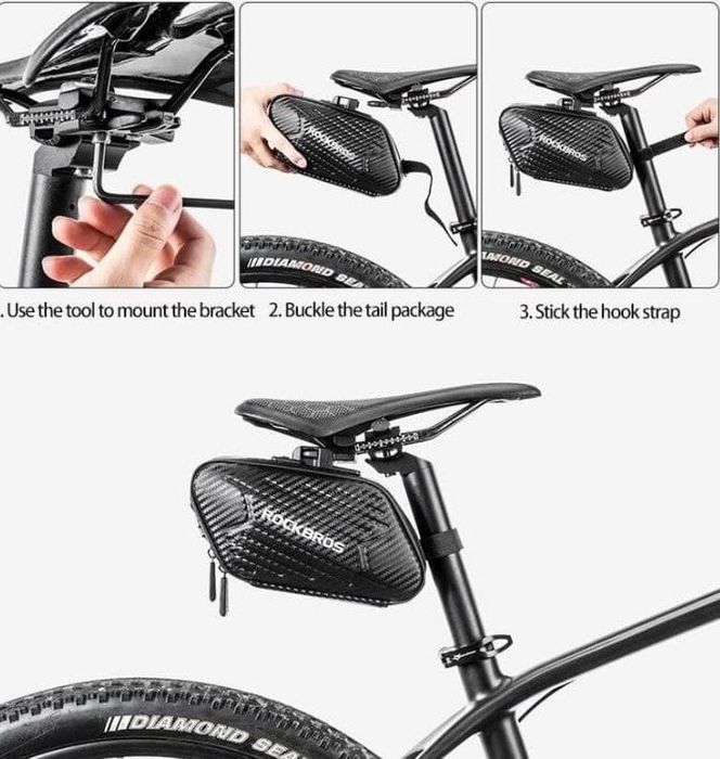 Borseta geanta impermeabila Rockbros sub sa bicicletă sea 1.5 l mtb