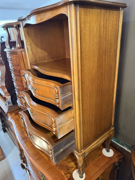 Mobila Comoda Vintage Lemn cu 3 Sertare