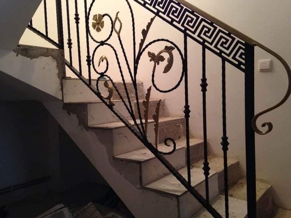 Balustrade din fier forjat.