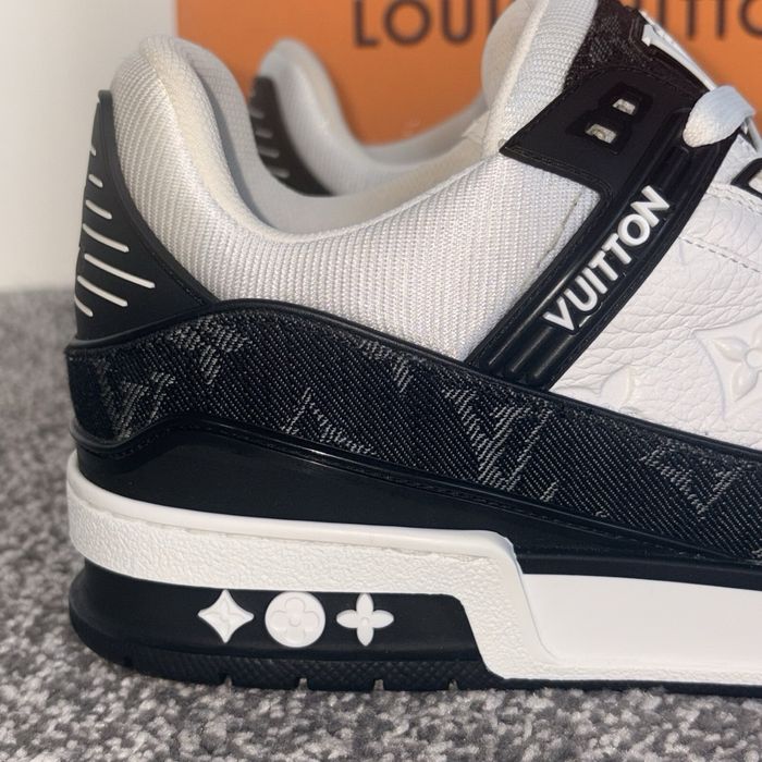 #REDUCERE# Louis Vuitton Trainer Black #Verificare Colet#