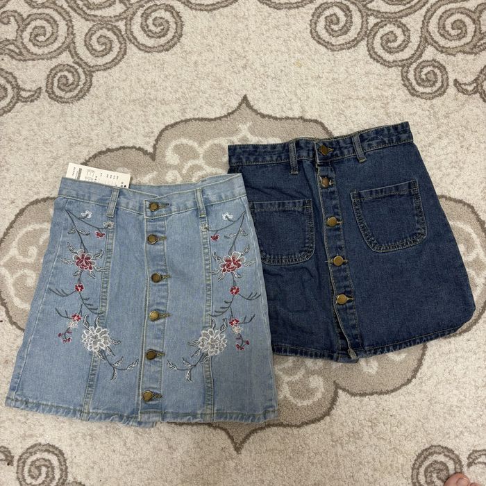 Джинсовые юбки размер S