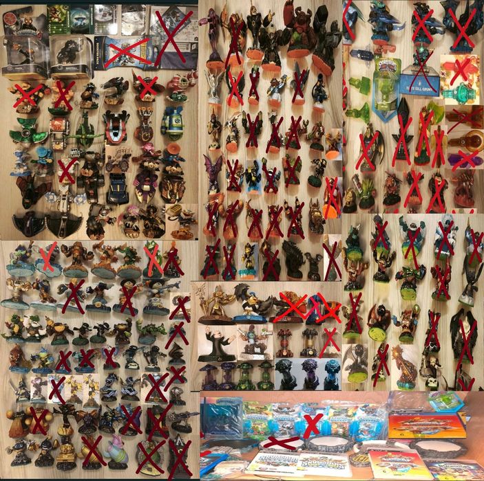 Skylanders la bucata,lot sau schimb 130 figurine, portale,jocuri