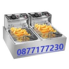 Фритюрник Професионален Електрически Двоен ЧИСТО НОВ