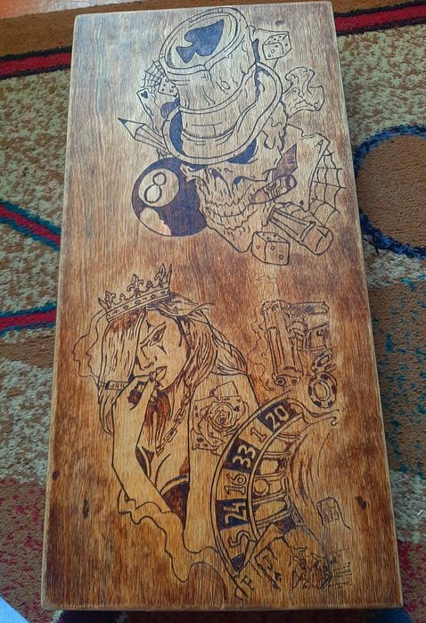 Нарды ручной работы