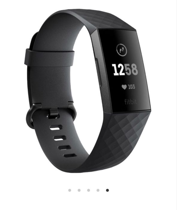 Смарт часовник/гривна Fitbit -Charge 3, черна