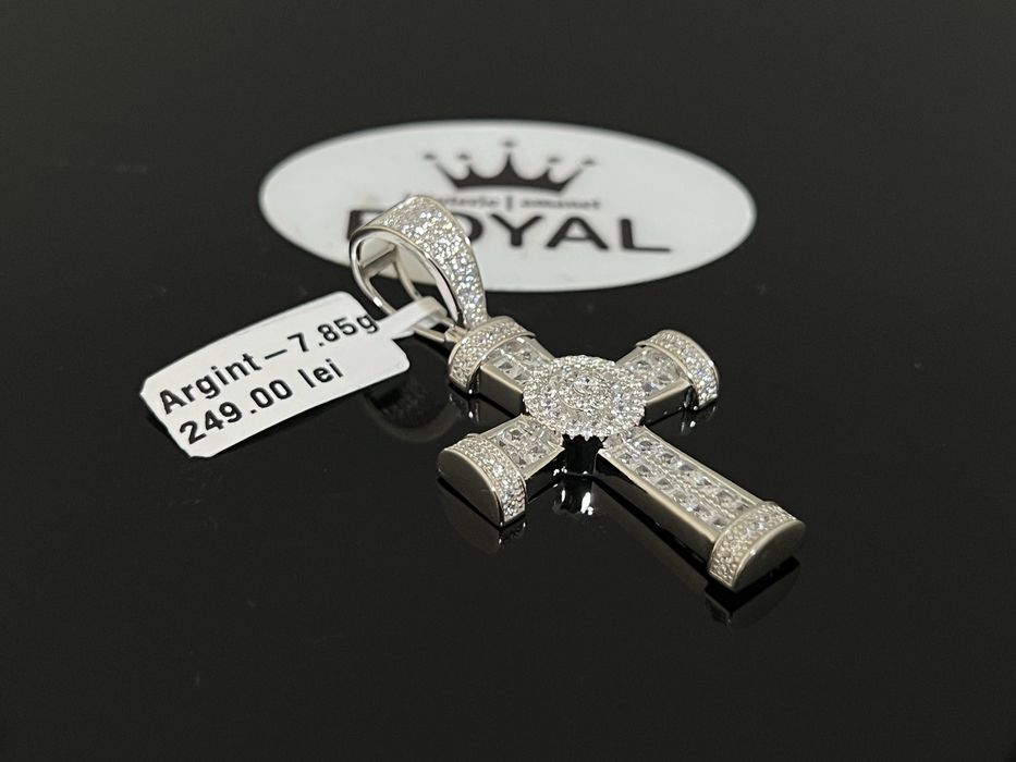 Bijuteria Royal CB : Pandant cruce Argint 925
