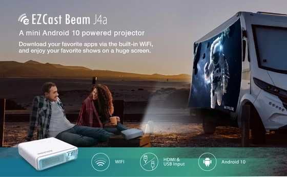 EZCast Beam J4a, A Mighty Wi-FiProiector Mobil cu Android 10