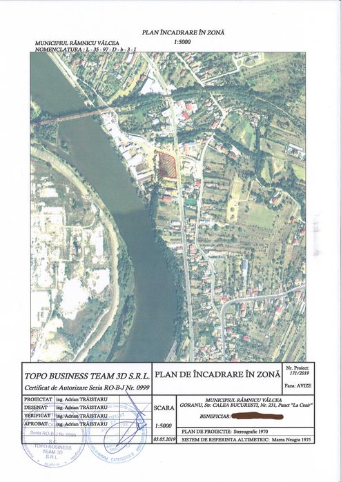 De vânzare – Teren intravilan 3.211 mp, poziție premium