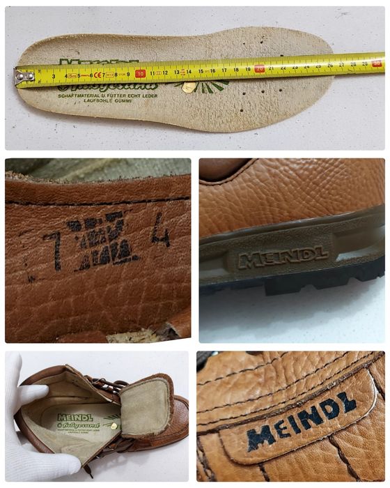 Ghete all season MEINDL piele naturală Nubuk Nr 7 sau mărimea 40, 5 / 41 EU unisex