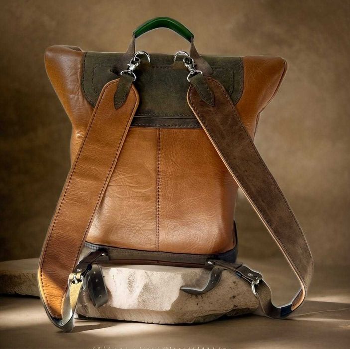 Rucsac Handmade din piele, nou