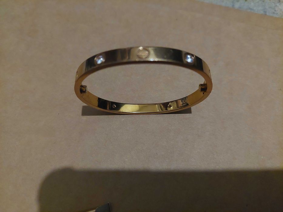 Bratara Cartier Love - Diamonds Rose Gold 16 Gold 18K Diamond