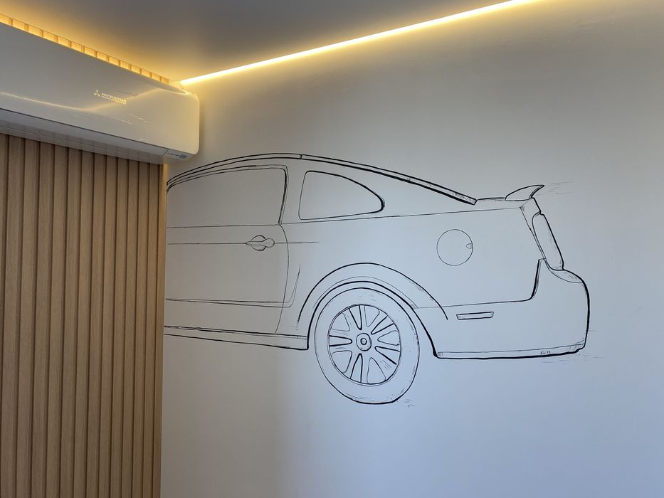 Ремонт на Дома. Рисуване на Стена. Декорация. Боядисване.