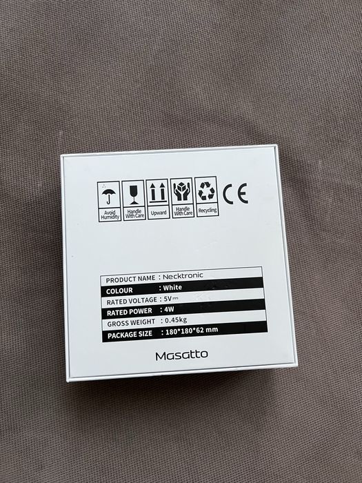 Aparat de masaj pentru zona cervicala, Masatto, ​​​​​​ Alb