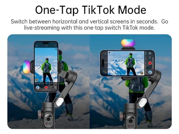 Смартфон Gimbal 3-осен стабилизатор за iPhone Android Селфи Гимбал сти