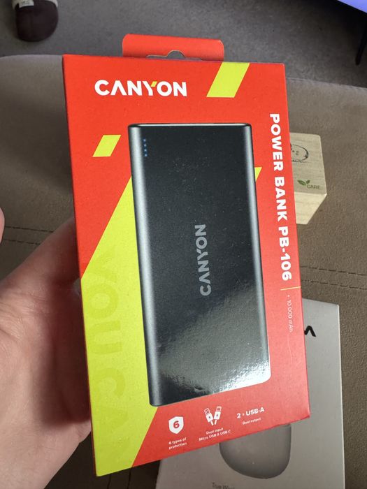 Bluetooth Слушали + външна батерия + mini speaker