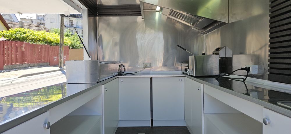Food truck  SUPER OFERTA 12000 EURO CASH,IMPECABIL UTILAT GATA DE MUNCA ,Full inox,, omologat sg 99 magazin si alte activități, dsv dsp,