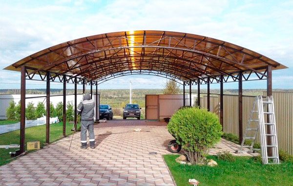 Автонавесы откатные Ворота