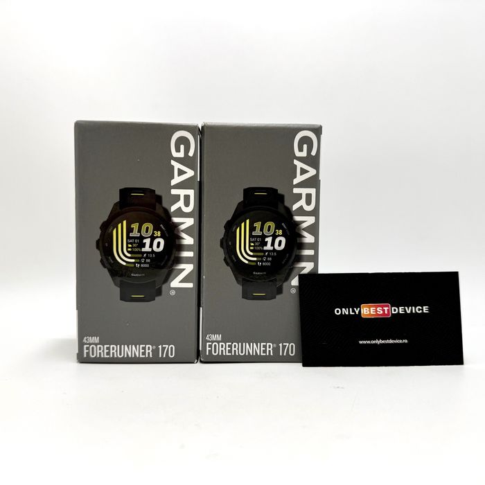 Ceas Garmin Forerunner 170 43mm Black