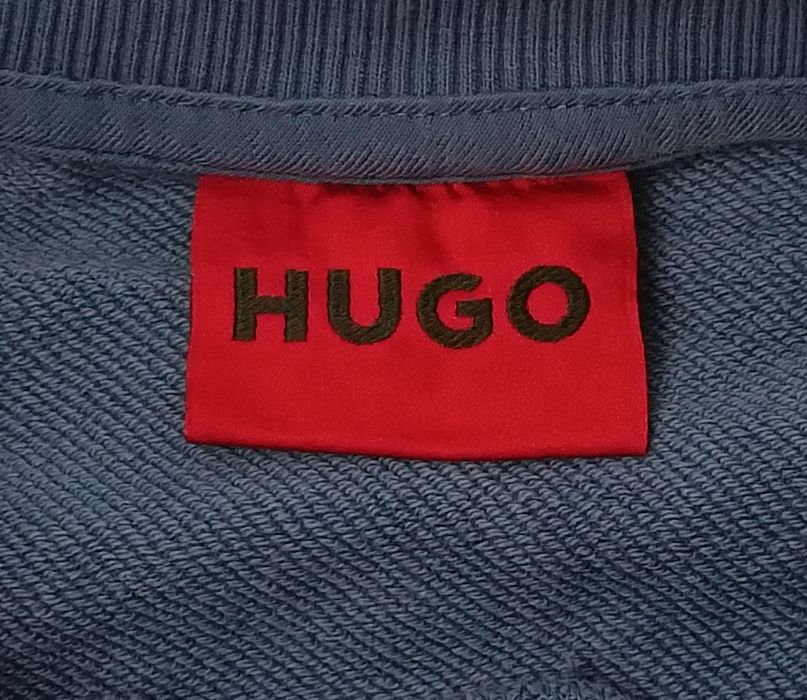 Hugo Boss Dusplited Sweatshirt оригинално горнище L Бос памучен суичър горно горница