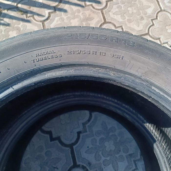 Автошины летние, б/у размер 215/55/18