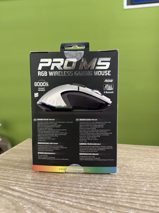 Spirit of Gamer Pro M5 RGB Wireless Gaming Mouse