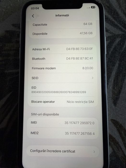 Iphone 11 de 64gb