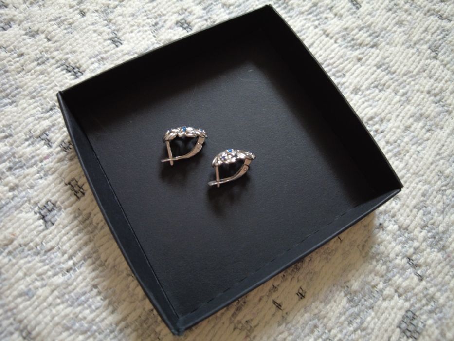 Серьги серебряные