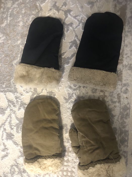 Варежки теплые зимние